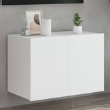  The Living Store Stenska TV omarica z LED lučkami bela 60x35x41 cm - TV Stenska Omarica, (21499038) Cene