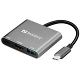 Sandberg Adapter 136-00 USB-C na HDMI+USB A+USB-C | ePonuda.com