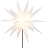 vidaXL Božične svetilke s konicami LED 3 kosi zložljive bele 57 cm | Shoptok.si