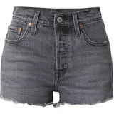 Levi's Kavbojke '501® ORIGINAL SHORT BLACKS' siv denim