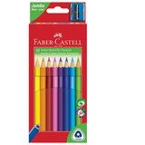  BOJE DRVENE 10BOJA TROKUTASTE PLUS ŠILJILO FABER-CASTELL 116510 BLISTER | shoptok.hr