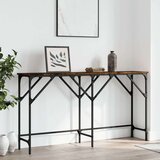  Konzolni stol boja hrasta 140x29x75 cm od konstruiranog drva | shoptok.hr