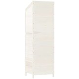 vidaXL Vrtna lopa bela 55x52x174,5 cm trden les jelke 152187 | Shoptok.si