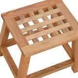  Pomoćni stolac 29 x 22 5 x 25 5 cm od masivnog drva oraha | shoptok.hr