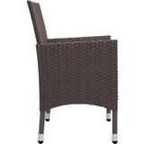  Jedilna garnitura 3-delna rjava | Shoptok.si