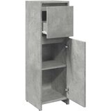 vidaXL Kopalniška omarica betonsko siva 30x30x95 cm iverna plošča | Shoptok.si