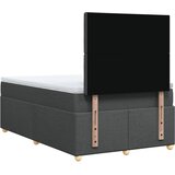  Krevet box spring s madracem tamnosivi 120 x 190 cm tkanina | shoptok.hr