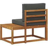  Zunanji končni kavč Naravna in antracitna 91 x 63 x 73 cm, (5000270941) | Shoptok.si