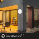 BRILO LED punjivo spoljašnje zidno svetlo sa senzorom LED/4W/5V 4400 mAh IP44 belo | Eponuda.com
