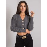 RUE PARIS Sweater-LC-SW-A4.40X-Dark Grey | Shoptok.si