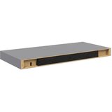  Plutajuća zidna polica siva 50 x 23 x 3,8 cm MDF | Eponuda.ba