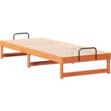  Krevetna konstrukcija s ručkama Smeđa 80 x 210 cm | shoptok.hr