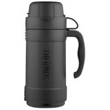 Thermos 500 mll glass flask with one cup - black Cijene