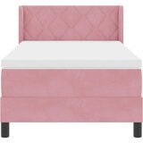  Krevet s opruga kutije Ružičasta 200 x 90 cm Baršun | shoptok.hr