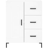  Visoka komoda bijela 69 5x34x180 cm konstruirano drvo | shoptok.hr