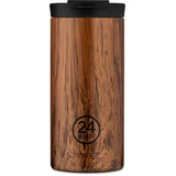 24 Bottles - Termos šalica Travel Tumbler Sequoia Wood 600ml