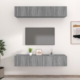 vidaXL TV ormarići 4 kom boja sivog hrasta sonome 80x30x30 cm drveni Cijene
