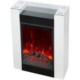 EL Fuego električni kamin tessin bel z grelnikom zatemnilen 1,8 kw Cene