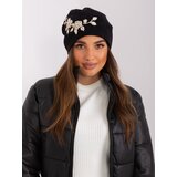 Wool Fashion Italia Cap-AT-CZ-2329-1.85-black-beige | shoptok.hr