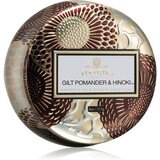 VOLUSPA Japonica Holiday Gilt Pomander & Hinoki dišeča sveča v pločevinki 113 g Cene