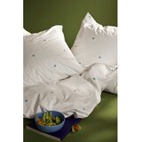 JUNA Bela podaljšana posteljnina za zakonsko posteljo iz bombažnega perkala 200x220 cm Daisy – | Shoptok.si