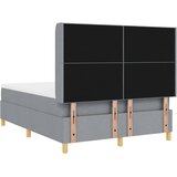  s opruga kutije Svijetlo siva 160 x 200 cm tkanina | shoptok.hr