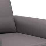  Dvosjed od tkanine siva 140 cm od umjetne kože | shoptok.hr