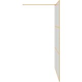 Zid za walk-in tuš Zlatno 140 x 195 cm Staklo otporno na udarce | shoptok.hr