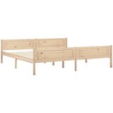 Furnova Posteljni okvir iz trdne borovine 200x200 cm, (21939468) | Shoptok.si
