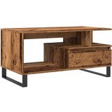 vidaXL Klubska mizica starinski les 90x49x45 inženirski les | Shoptok.si
