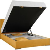 CARRYHOME POSTELJA Z VZMETNICO 90 cm x 200 cm , tekstil barve karija | Shoptok.si