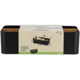 Tendance organizator pravokutni 8 pregrada, Plast/bambus crna | shoptok.hr