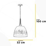 Lesnina XXXL VISEČA SVETILKA 32/100 cm E27 | Shoptok.si