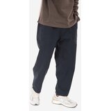Gramicci Pamučne hlače Loose Tapered Pant boja: tamno plava, &amp;scaron;iroke, srednje visoki struk, G103.OGT-cream Slike