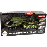  Set za igru helikopter i tenk - zeleni | shoptok.hr