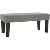 Box spring krevet s madracem svjetlosivi 120x200 cm baršunasti | shoptok.hr