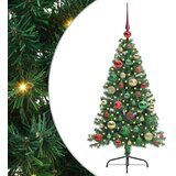  Umjetno predsvijetljeno božićno drvce Zelena 120 cm PVC | shoptok.hr