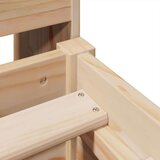  Okvir kreveta bez madraca 135 x 190 cm od masivne borovine | shoptok.hr