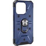 AVIZAR Ovitek Ring Bumper za iPhone 15 Pro, odporen na udarce, serija ArmoRing Bump - polnocno modra, (20754391) Cene