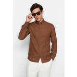 Trendyol Brown Men's Regular Fit Shirt | shoptok.hr