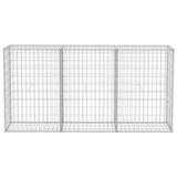 vidaXL Gabionska košara iz pocinkanega jekla 200x30x100 cm | Shoptok.si