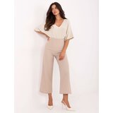 RUE PARIS Trousers-IT-SP-FL9068.96-beige | Shoptok.si