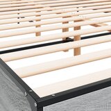  Okvir kreveta boja hrasta 160x200 cm konstruirano drvo i metal | shoptok.hr