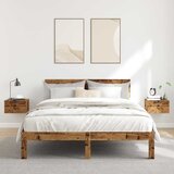  Zidni noćni ormarići 2 kom Staro drvo 34x30x20 cm | shoptok.hr