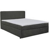 MID.YOU POSTELJA Z VZMETNICO 180 cm x 200 cm , tekstil antracit | Shoptok.si