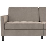 Støraa Bež žametna sedežna garnitura 207 cm Presley – | Shoptok.si