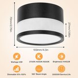 URING 4x LED nadgradni stropni reflektor 12W | Shoptok.si