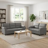  Set sofe 2 pcs Svjetlosiva Baršun | shoptok.hr