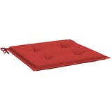  Jastuci za vrtne stolice 6 kom crveni 50 x 50 x 4 cm od tkanine | shoptok.hr