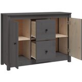  Komoda siva 100 x 35 x 74 cm od masivne borovine | shoptok.hr